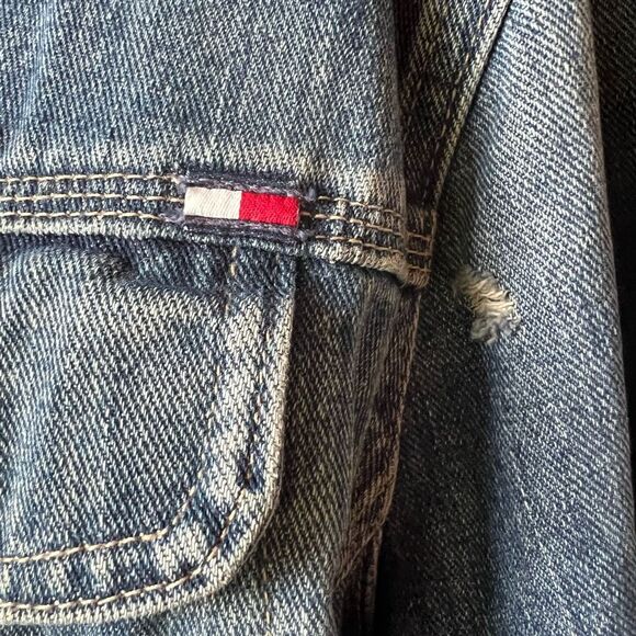 TOMMY HILFIGER Jean Jacket Women 1X - Picture 3 of 11